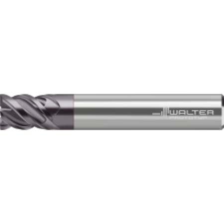 WALTER Square End Mills, unit: inch, coolant: no coolant exit, coating: TiAlN MC326.9.53A4C-WK40TF